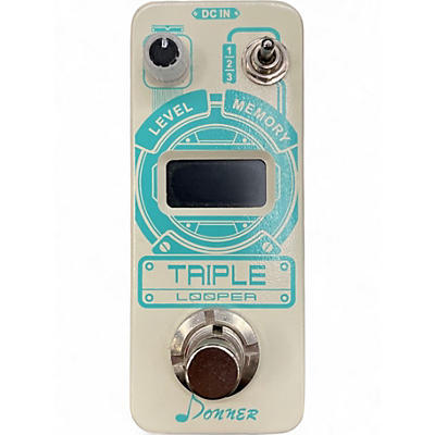 Used Donner TRIPLE LOOPER Pedal