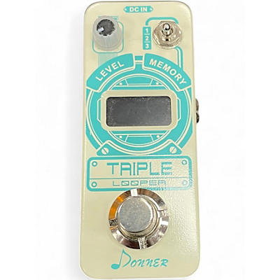 Used Donner TRIPLE LOOPER Pedal