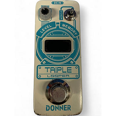 Used Donner TRIPLE LOOPER Pedal