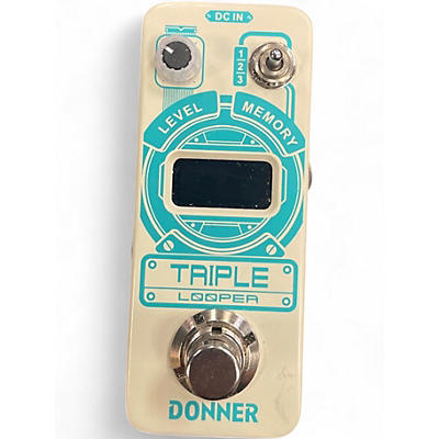 Used Donner TRIPLE LOOPER Pedal