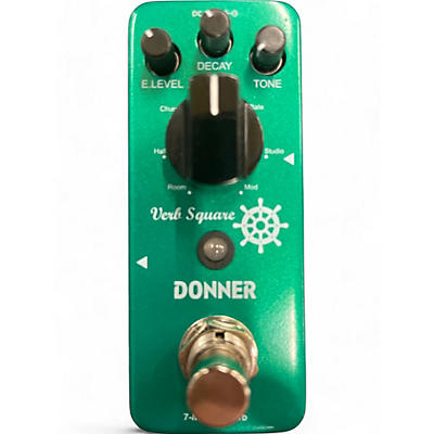 Donner Used Donner VERB SQUARE REVERB Effect Pedal