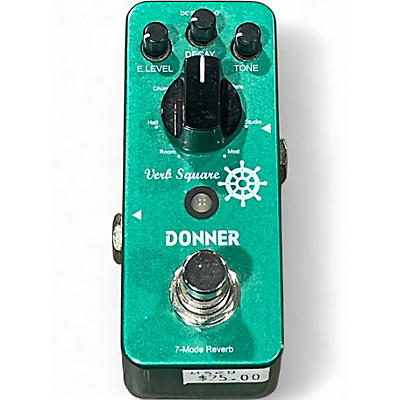 Used Donner Verb Square Effect Pedal