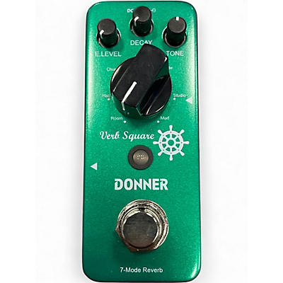 Used Donner Verb Square Effect Pedal