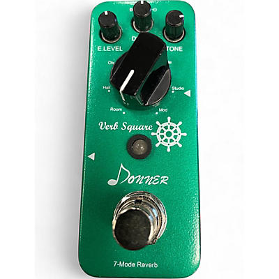 Used Donner Verb Square Effect Pedal