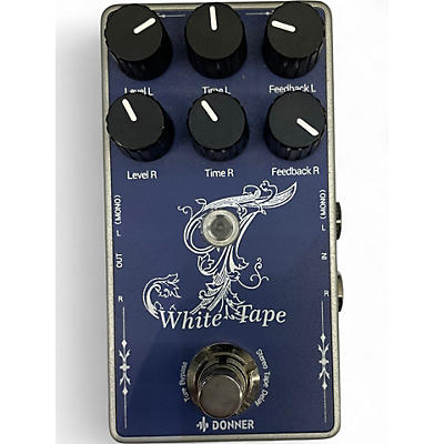Used Donner WHITE TAPE  Effect Pedal