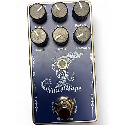 Used Donner White Tape Effect Pedal