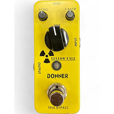 Donner Used Donner YELLOW FALL Effect Pedal