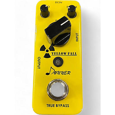 Used Donner YELLOW FALL Effect Pedal