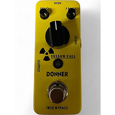 Used Donner YELLOW FALL Effect Pedal