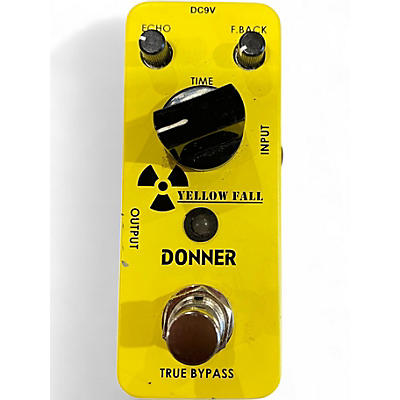 Used Donner YELLOW FALL Effect Pedal