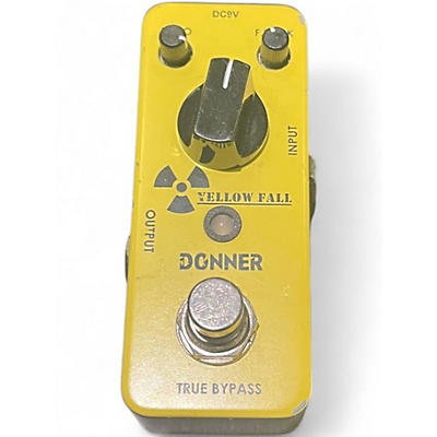Used Donner YELLOW FALL TRUE BYPASS Pedal
