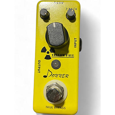 Used Donner Yellow Fall Analog Delay Effect Pedal