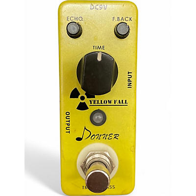 Used Donner Yellow Fall Effect Pedal