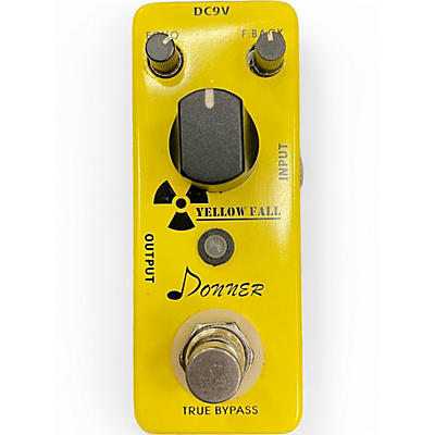 Used Donner Yellow Fall Effect Pedal