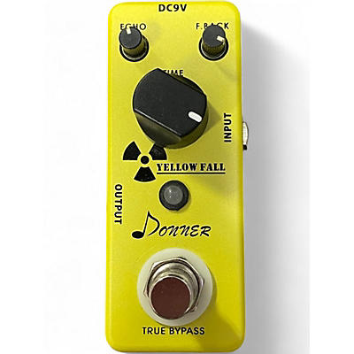 Used Donner Yellow Fall Effect Pedal