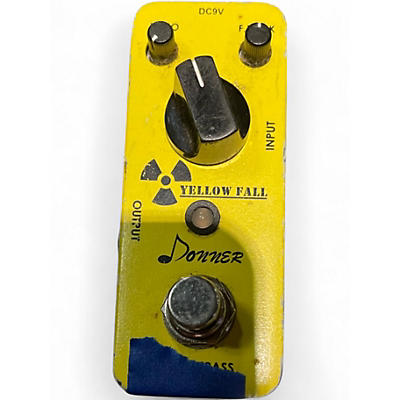 Used Donner Yellow Fall Effect Pedal