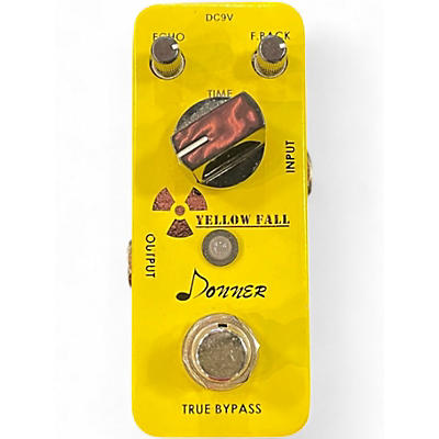 Used Donner Yellow Fall Effect Pedal