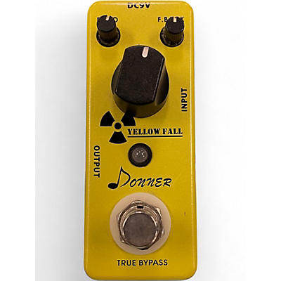 Used Donner Yellow Fall Effect Pedal