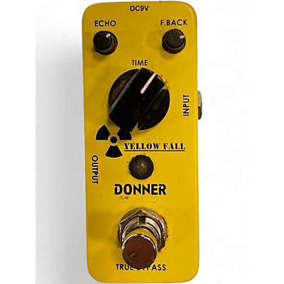 Used Donner Yellow Fall Effect Pedal