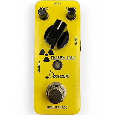 Used Donner Yellow Fall Effect Pedal