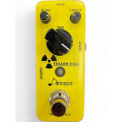 Used Donner Yellow Fall Effect Pedal