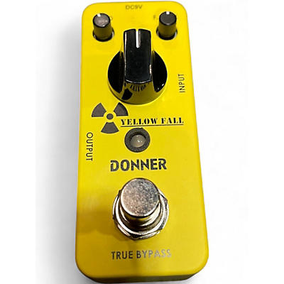Used Donner Yellow Fall Effect Pedal