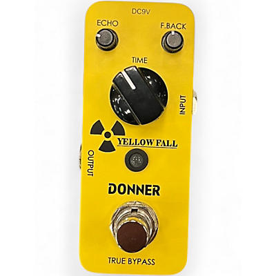 Used Donner Yellow Fall Effect Pedal