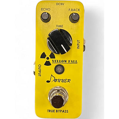 Used Donner Yellow Fall Effect Pedal