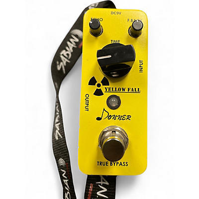 Used Donner Yellow Fall Effect Pedal