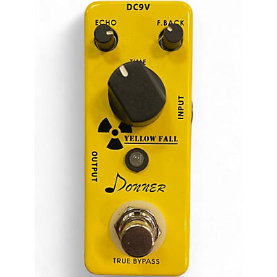 Used Donner Yellow Fall Effect Pedal
