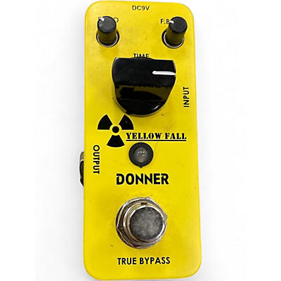 Used Donner Yellow Fall Effect Pedal