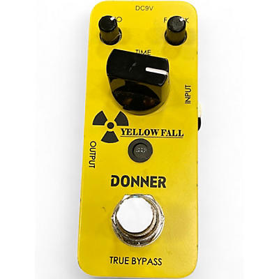 Used Donner Yellow Fall Effect Pedal