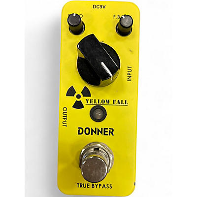 Used Donner Yellow Fall Effect Pedal