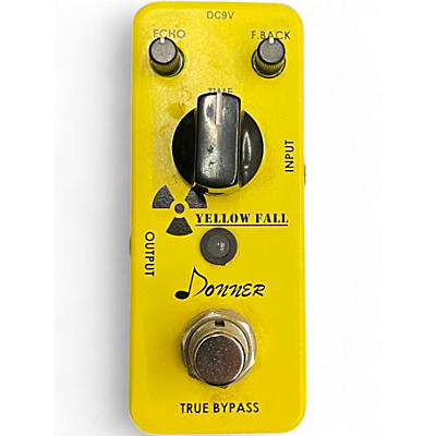 Used Donner Yellow Fall Effect Pedal
