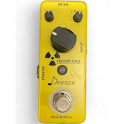 Used Donner Yellow Fall Effect Pedal