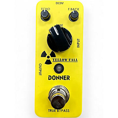 Used Donner Yellow Fall Effect Pedal