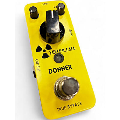 Used Donner Yellow Fall Mini Pedal Effect Pedal
