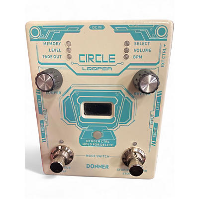 Used Donner circle looper Pedal