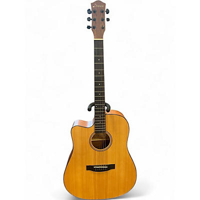 Used Donner dag1cl Natural Acoustic Guitar