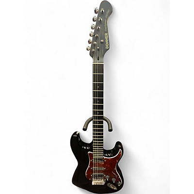 Used Donner designer series Black Solid Body Electric Guitar
