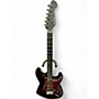 Used Donner designer series Black Solid Body Electric Guitar Black