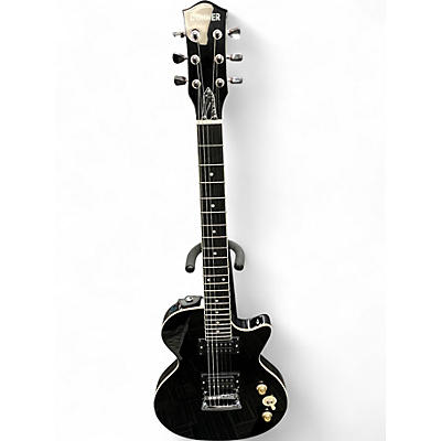 Used Donner dlp 124b  Black Solid Body Electric Guitar