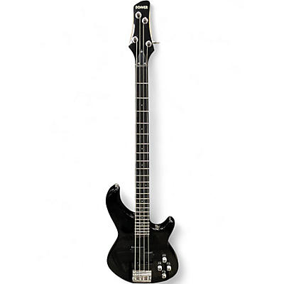 Used Donner dpj 100 Black Electric Bass Guitar