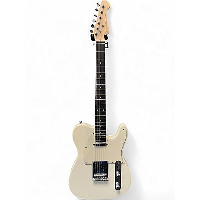 Used Donner standard series Olympic White Solid Body Electric Guitar