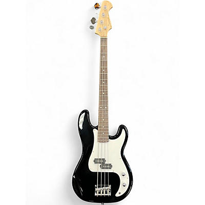 Used Donner standard series bass Black Electric Bass Guitar
