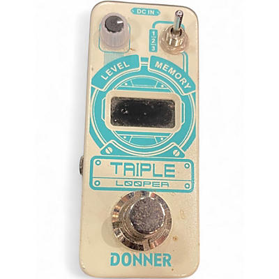 Used Donner triple looper Pedal