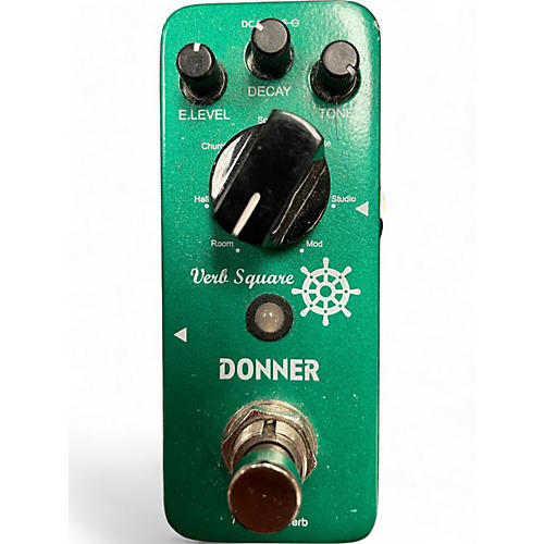 Donner Used Donner verb square Effect Pedal