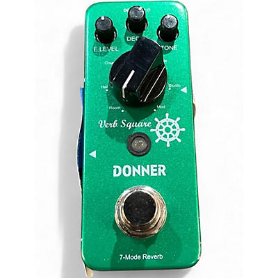 Used Donner verb square Effect Pedal