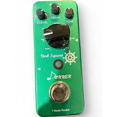 Used Donner verb square Effect Pedal