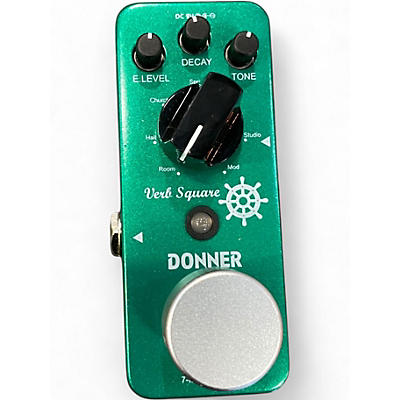 Used Donner verb square Effect Pedal